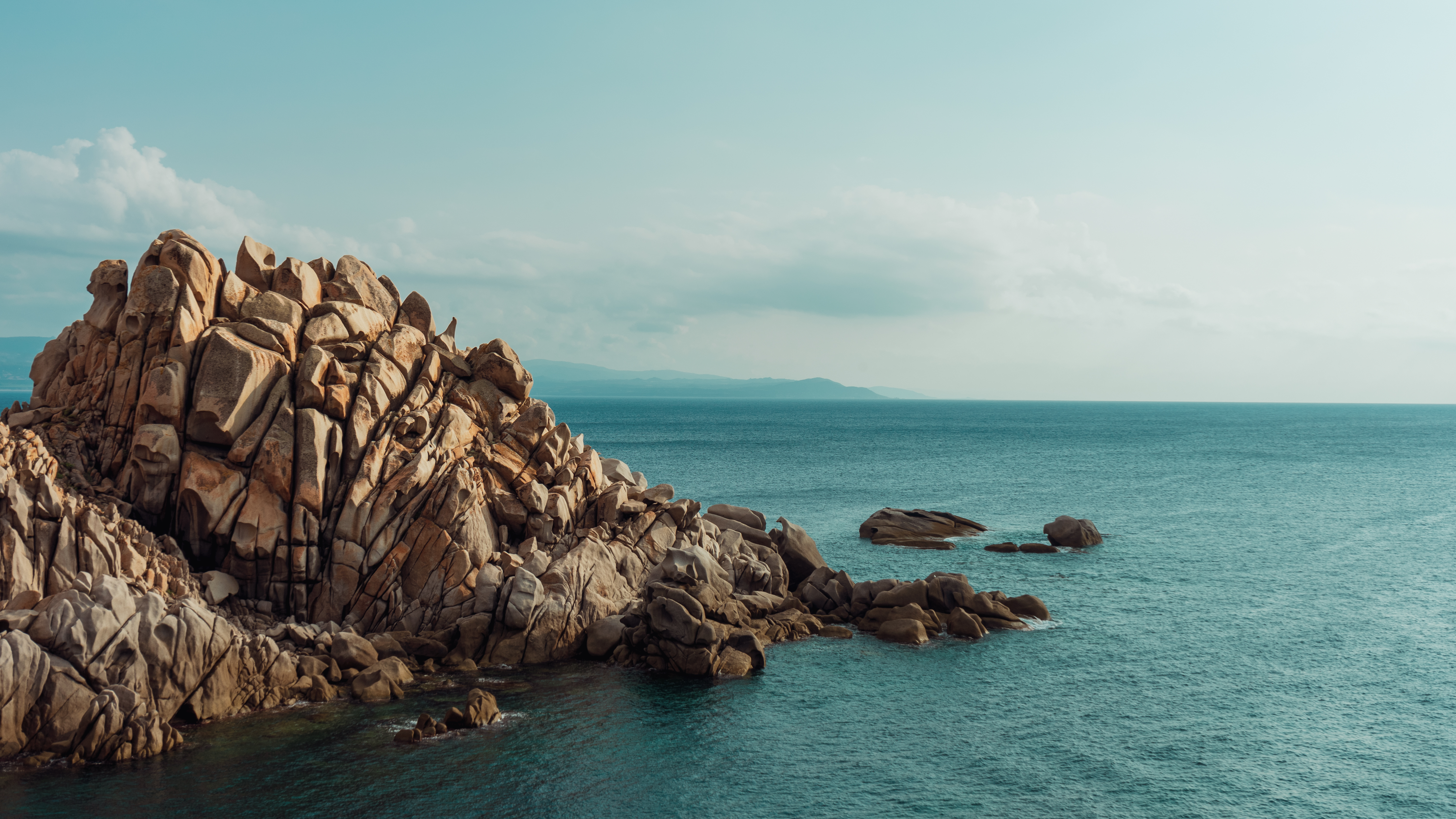 Valle della Luna, una valle granitica unica in Sardegna, Italia.